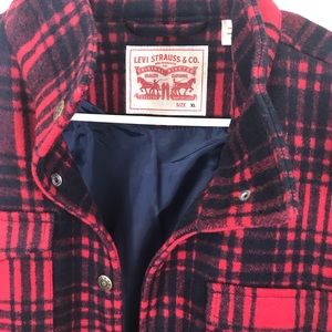 LEVI’S WOOL PLAID JACKET